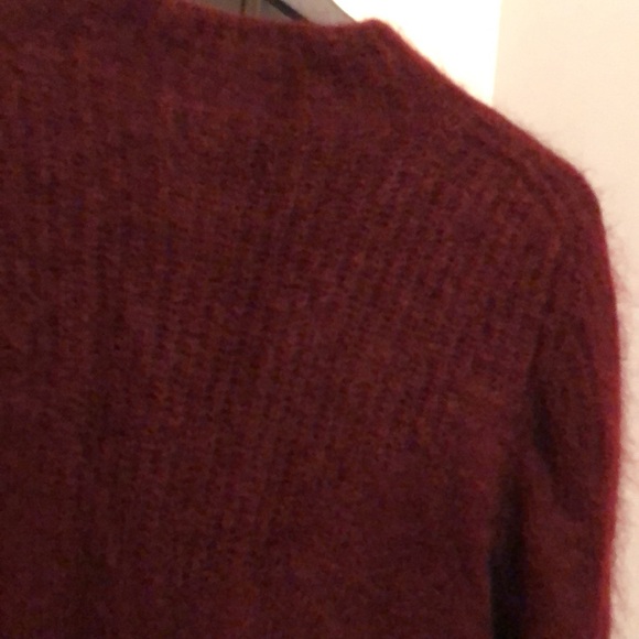 SEZANE Tom Burgundy Jumper - Picture 9 of 9